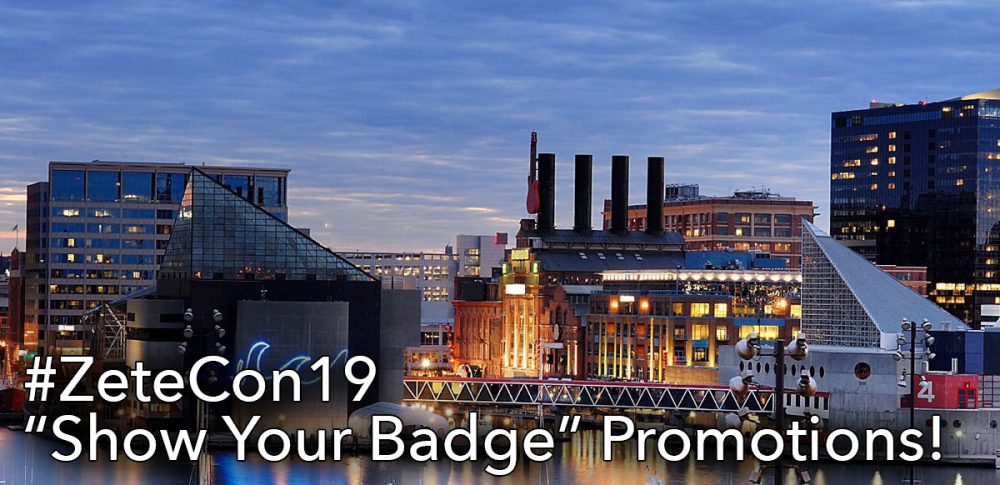 "Show Your Badge" Promotion 2019